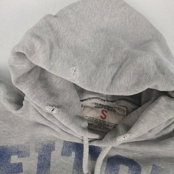 Abercrombie & Fitch Y2K Arrowhead Grey Cotton Blend Hoodie Sweatshirt Small - Picture 6 of 7